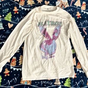 long sleeve playboy shirt (med)